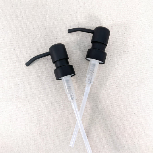 Matt Black Metal Pump 1L